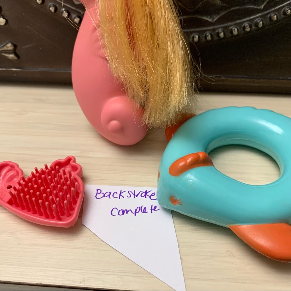 Vintage My little Pony Baby Sea Pony Backstroke with float - Picture 9 of 10